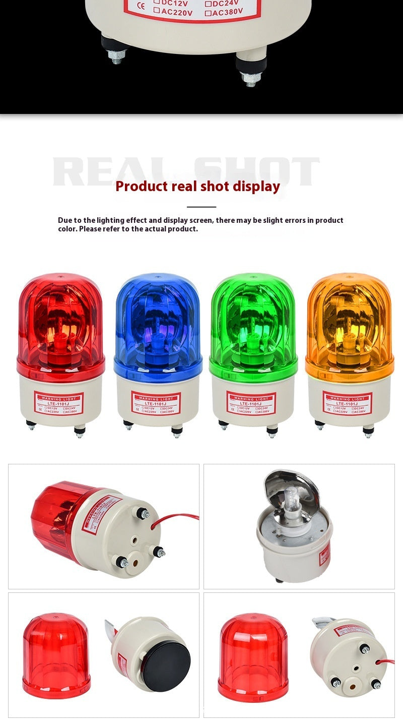 Rotating Sound Alarm Light